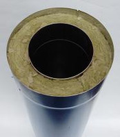Труба утепленная (сэндвич) нерж/оцинк L1000 D 150/220 1mm