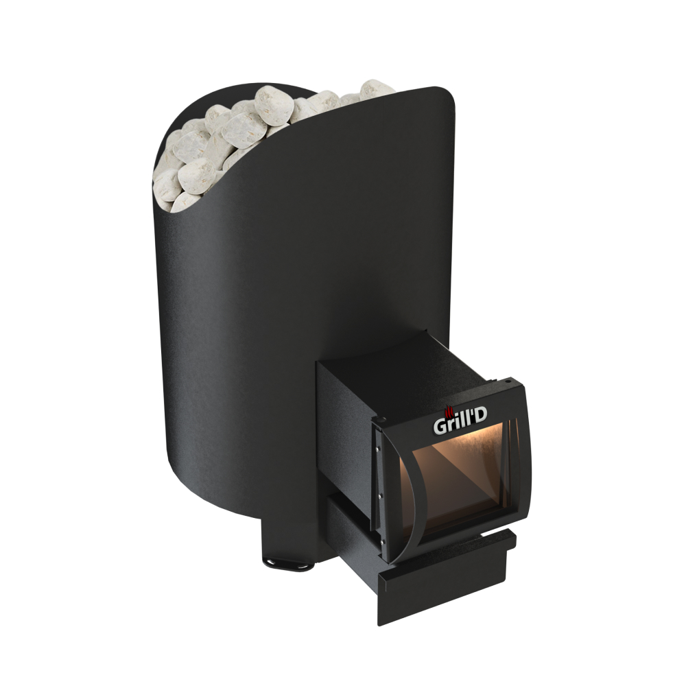 Печь банная Grill'D Aurora 180 long black